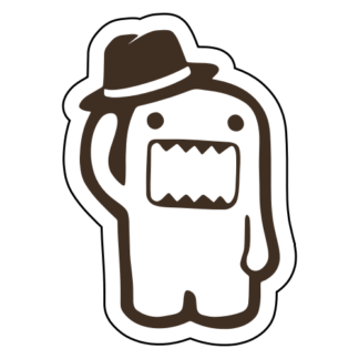 Domo Sticker (Brown)